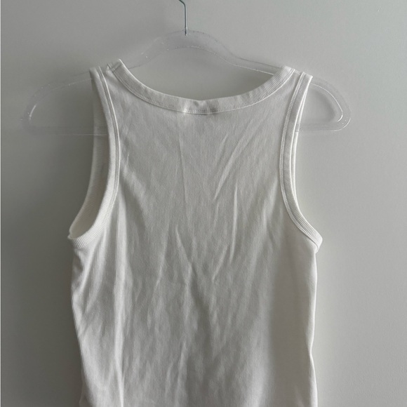 Universal Thread White Ribbed Tank Top - Picture 3 of 3